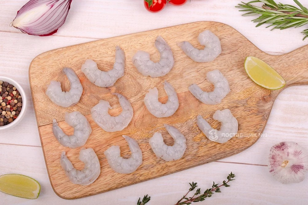 очищенные креветки