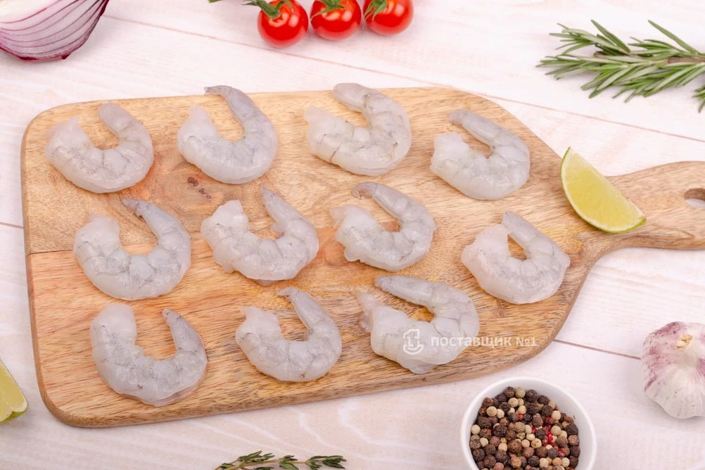 очищенные креветки без хвоста