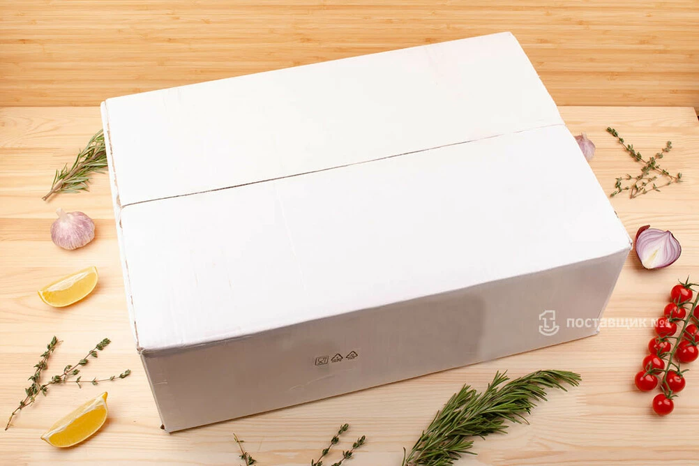 очищенные тигровые креветки коробка