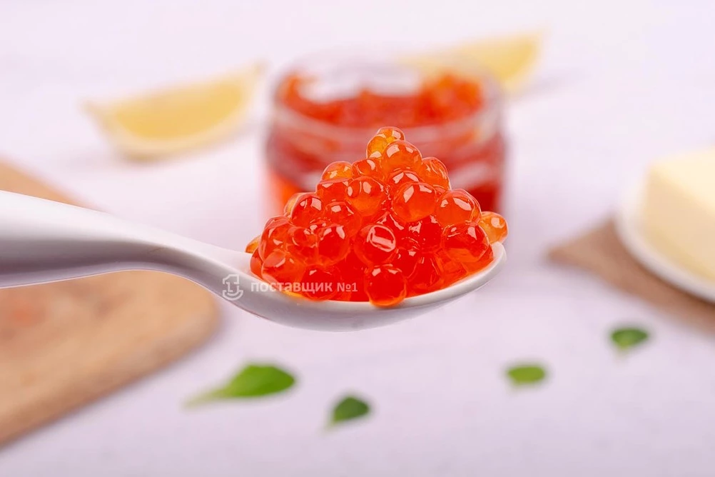 горбуша икра ложка