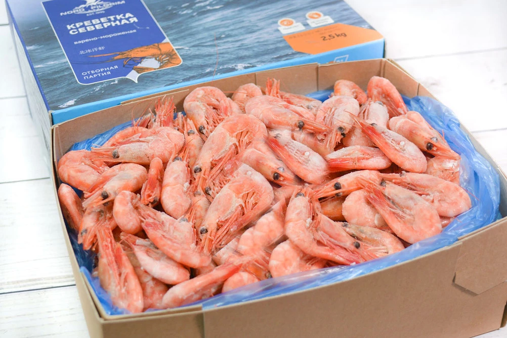 креветки маленькая коробка