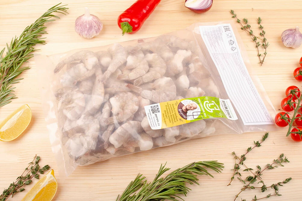 тигровые креветки упаковка