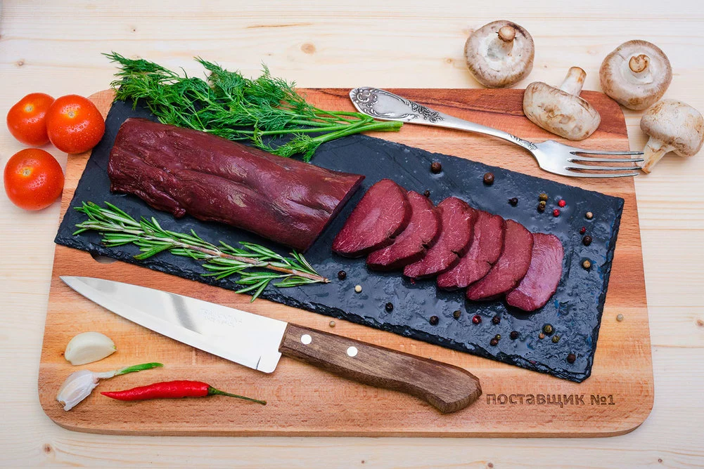 карпаччо из оленины