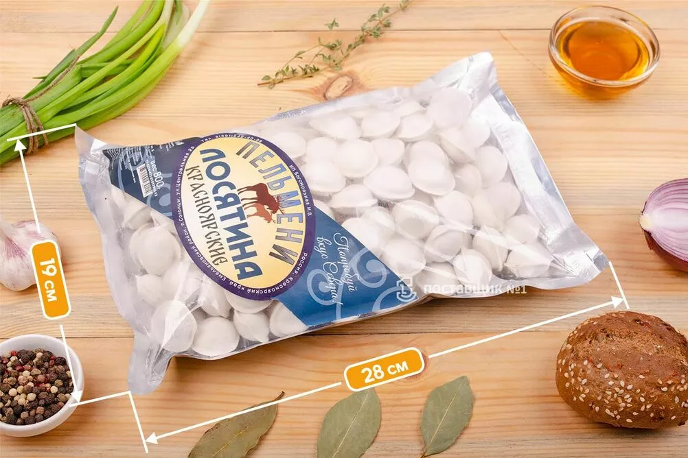 упаковка пельмений