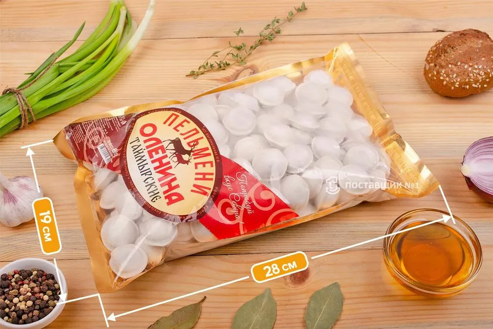 упаковка пельменей