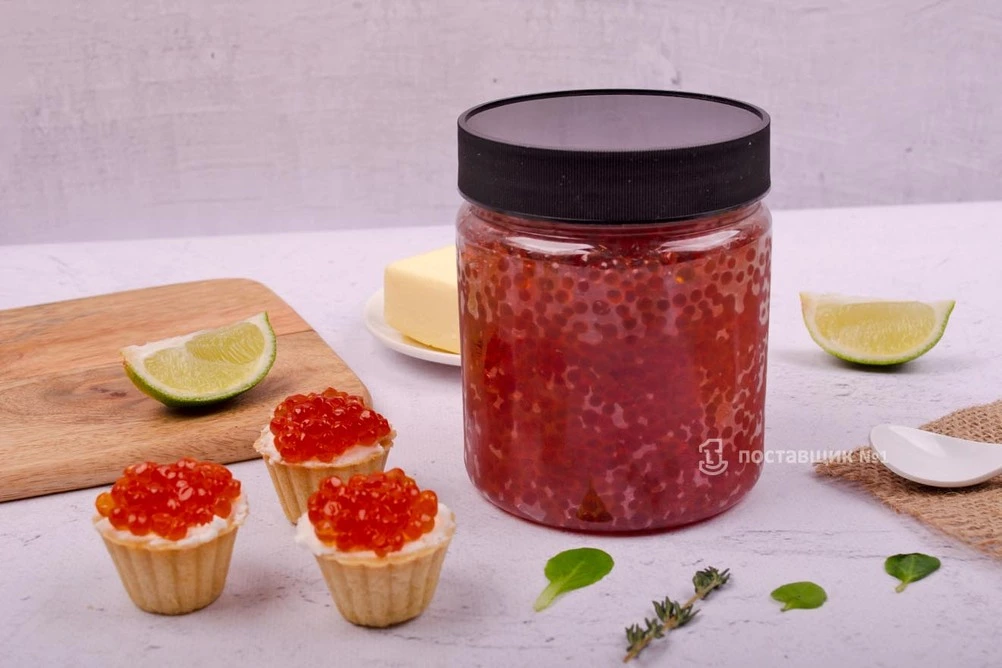 икра кижуча тарталетки