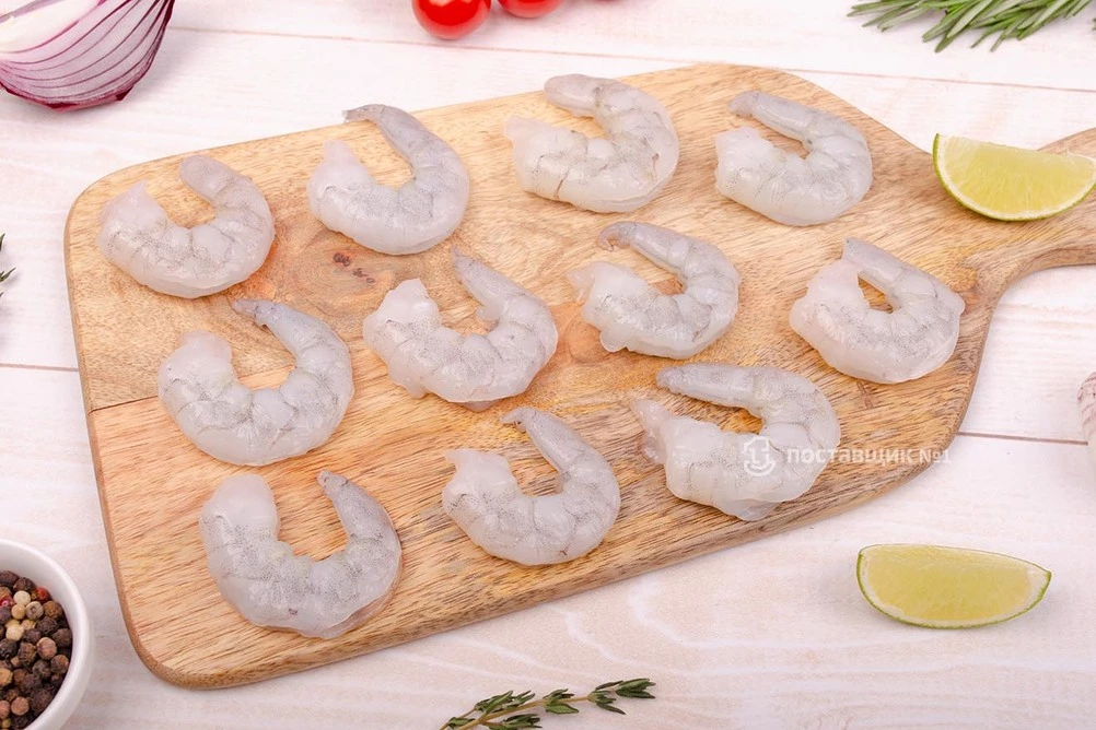 креветки очищенные 26 на 30