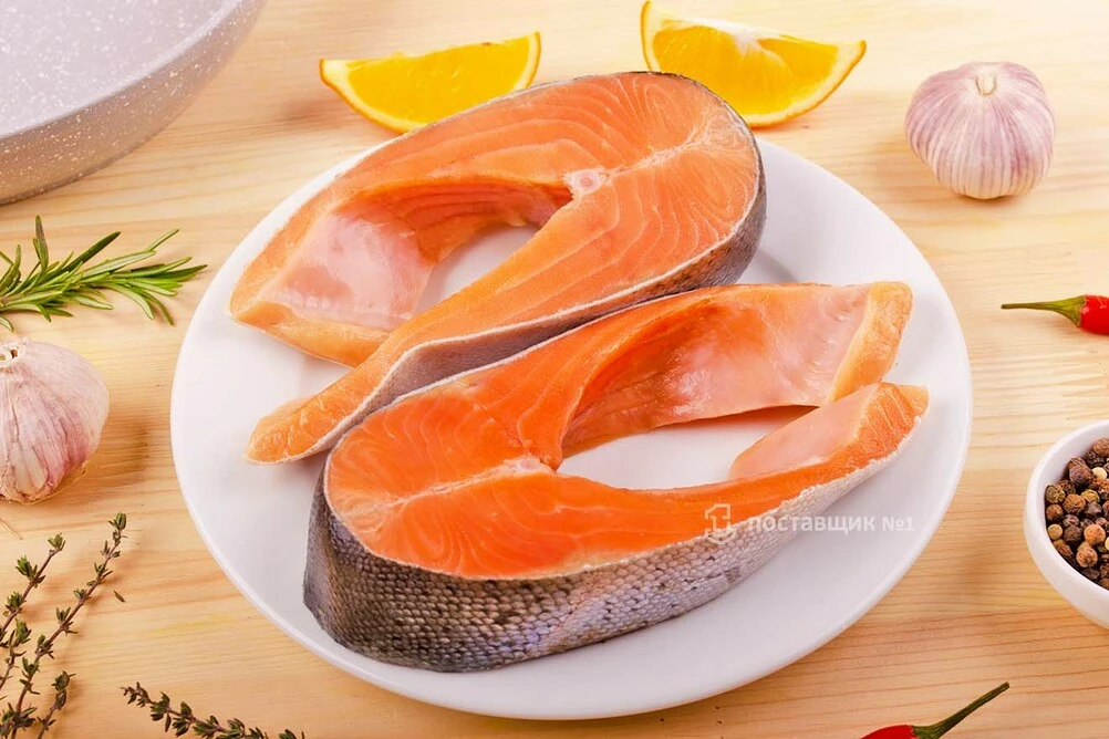 стейки форели