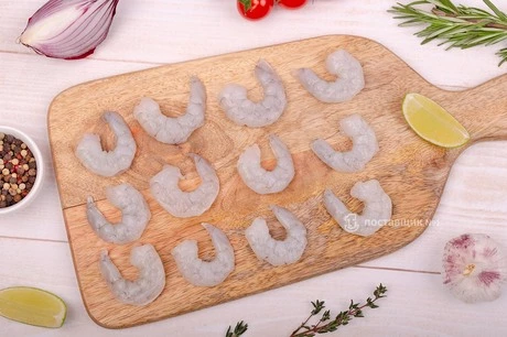 очищенные креветки