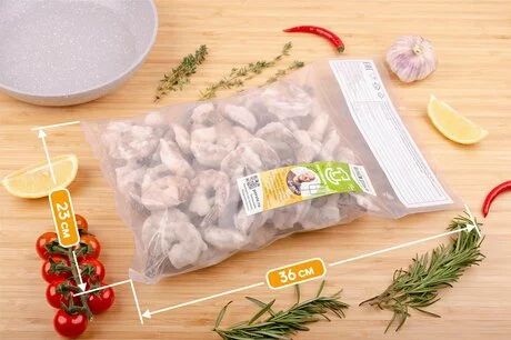 упаковка креветок