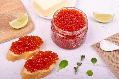 бутерброды с икрой кижуча