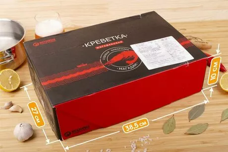 коробка магаданрыба креветки