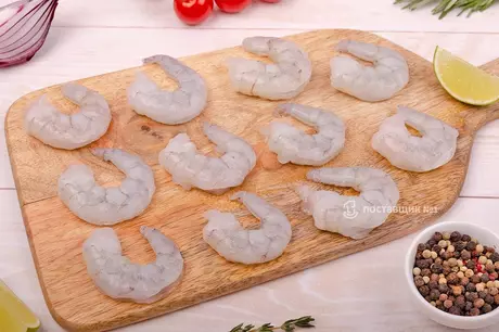 очищенные креветки
