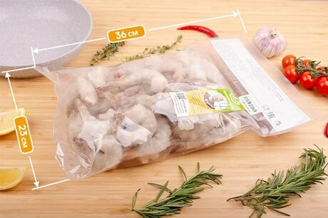 упаковка креветок