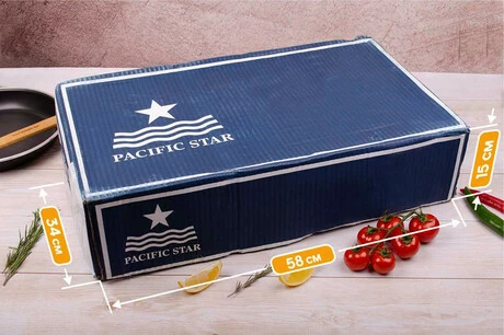 коробка семги