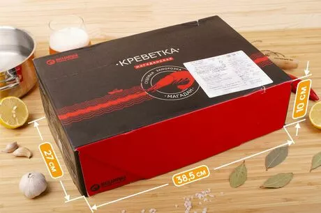 коробка креветок