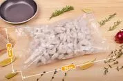 упаковка креветок очищенных
