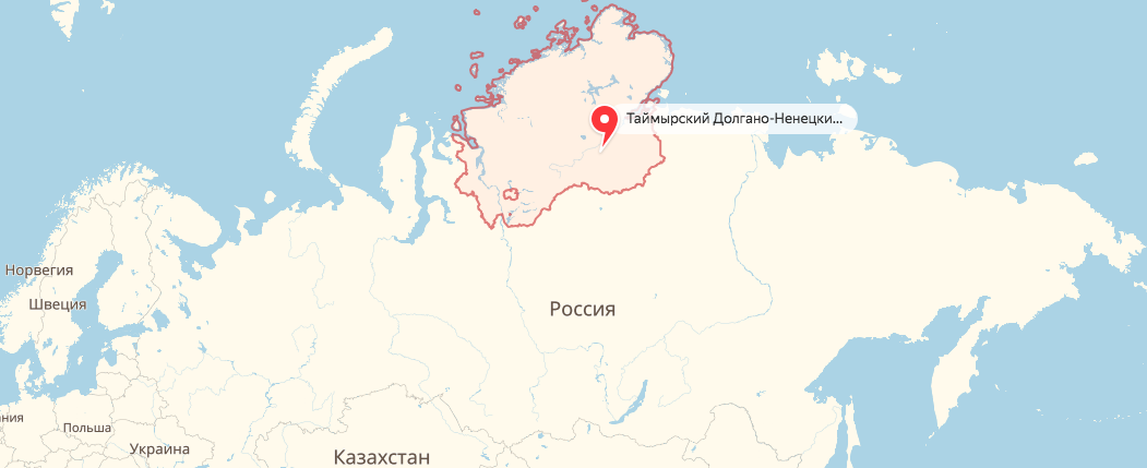 место обитания оленя